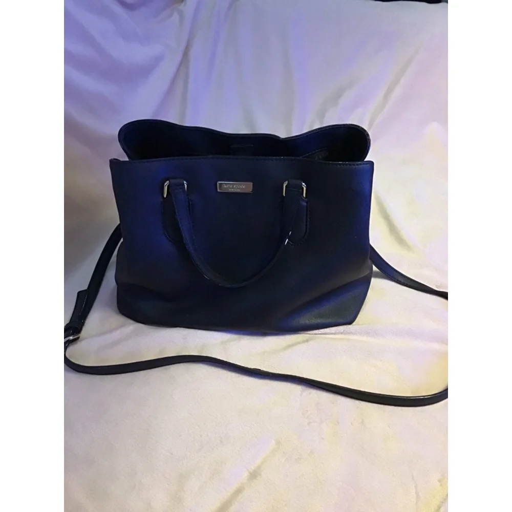 Women's Kate Spade Black Satchel Handbag Crossbody - Picture 2 of 16